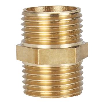 谦华智科 全铜直接变径双外丝接头，外螺纹规格3分/4分，对丝 3分-4分 售卖规格：1个