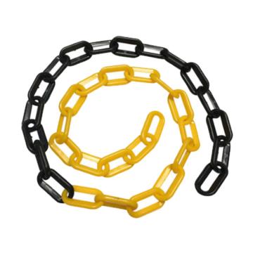 锦安行 黑黄塑料警示链，φ6mm，JCH-JSL02 售卖规格：1包