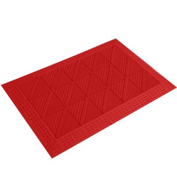 Raxwell 鏤空除塵防滑刮雪墊 三合一拼塊式(21片含邊角) 0.6m*1.2m*2.5cm 紅色 單位：套