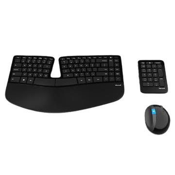 微软/Microsoft 人体工学桌面键鼠套装，L5V-00024 售卖规格：1套