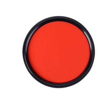 立信 高级快干印台，LX221 (红色) 直径8cm 售卖规格：1个