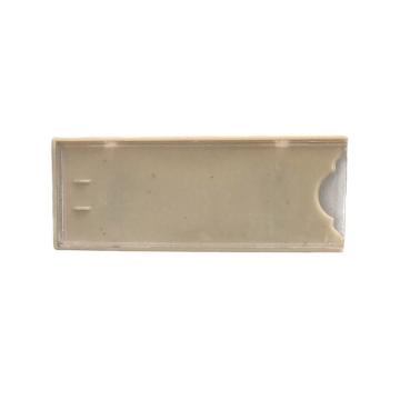 哈德威 磁性材料卡，H型，65×25mm，灰白色