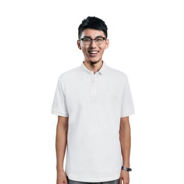 Raxwell 全棉短袖Polo衫，RW8208 白色，时尚款，XL 售卖规格：1件