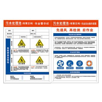 帛拉 亚力克牌（标识牌），600*400mm（有限空间标识） 售卖规格：1个