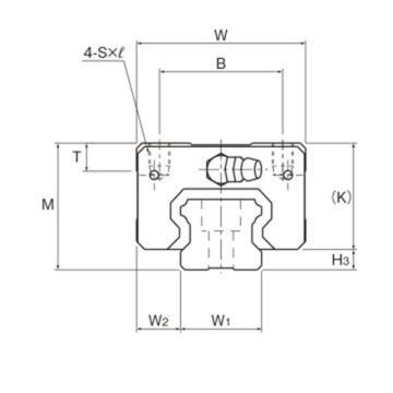 THK 滑块，SHS35V1SSC1(GK)BLOCK 售卖规格：1个