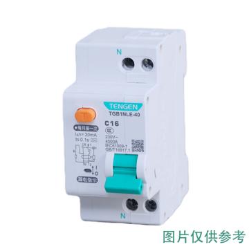 天正电气 微型剩余电流保护断路器，TGB1NLE-40 1P+N C32 30mA(祥云3.0) 售卖规格：1个