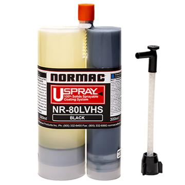 诺玛克 特种改性聚氨酯NR-80LVHS，U-Spray胶筒装，含24节混合管1支和限流片1片，需使用配套胶枪