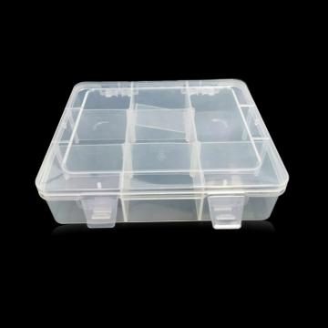 安赛瑞 塑料透明零件盒，28582 9格,185×160×44mm,透明 售卖规格：1个