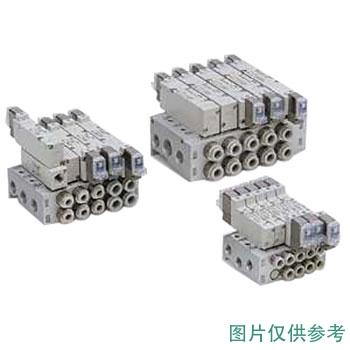 SMC 5通先导式电磁阀，VV5QZ25-02C8C 直接配管型，插头引线组件，集装式，插头式 售卖规格：1个
