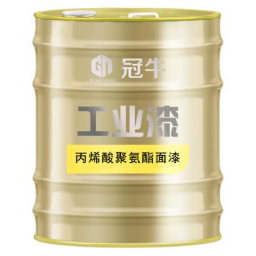 冠牛/GN 丙烯酸聚氨酯面漆，中绿，20kg主漆+4kg固化剂/组 售卖规格：24公斤/组