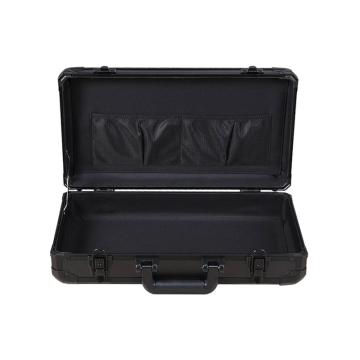 安赛瑞 手提式铝合金设备箱，材质:铝合金,规格:58×30×16cm(外径),黑色空箱,28499