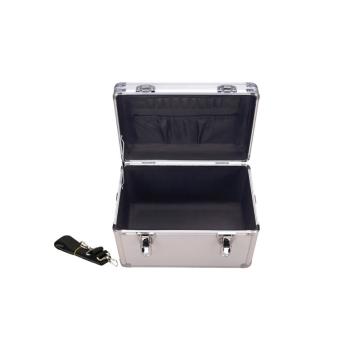 安賽瑞 鋁合金工具箱，材質:鋁合金,規格:34×22×22cm(外徑),銀色空箱、肩帶,28482