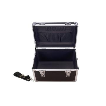 安賽瑞 鋁合金工具箱，材質:鋁合金,規格:34×22×22cm(外徑),黑色空箱、肩帶,28481