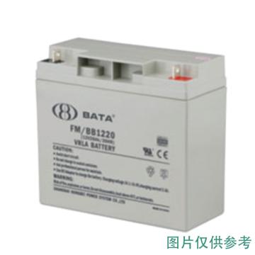 BATA 蓄电池，FM/BB1220T 12V20AH/20HR(如需配线提前沟通) 售卖规格：1节