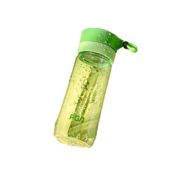 富光 爵士塑料杯，创意便携塑料水杯杯子 带茶隔 绿色 500ml FS1060-500