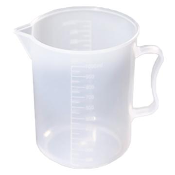 垒固 塑料量杯，S-000105 1000ml，PP，带把手 售卖规格：1个