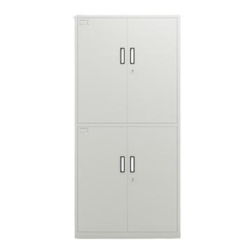 臻远 双节开门柜，CAB-K9-K9- 900宽*450深*1840高 0.7mm厚度 灰白色 售卖规格：1个