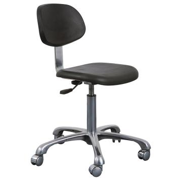 佰斯特 防静电聚氨酯工作椅，430-520mm 弹簧钢 防静电轮 椅面不带防滑花纹(不含安装)，Y-5B