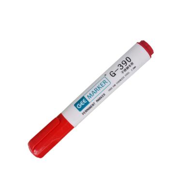 GEEMARKER 低氯无硫不锈钢记号笔-粗头，G-390红色 工业标记笔2.0mm 售卖规格：1支