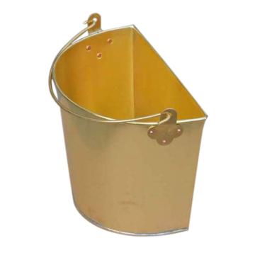 渤防 防爆扁形消防桶，1354-310 黄铜，310*245mm 售卖规格：1个