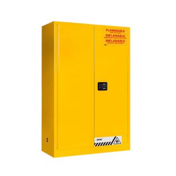 安赛瑞 防火安全柜，易燃品防爆柜，黄色，45加仑，12555