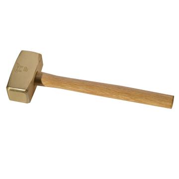 渤防 黄铜德式八角锤，1402A-002 黄铜 木柄 1kg 售卖规格：1把
