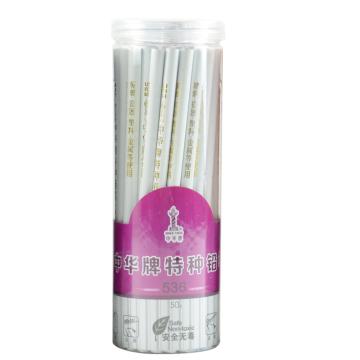 中华 特种铅笔，536 白色 玻璃陶瓷塑料金属等专用铅笔记号笔 50支/盒 售卖规格：1筒