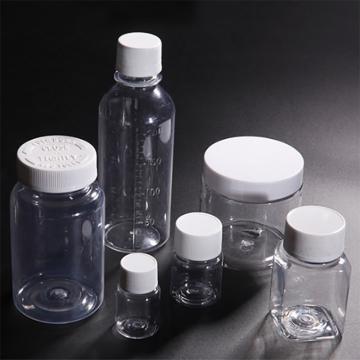 垒固 PET透明塑料瓶，大口圆瓶、PET、30ml，S-002002