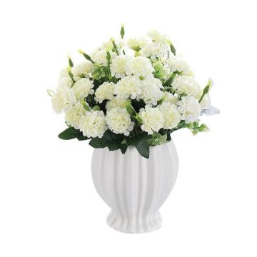 安赛瑞 仿真花，701693,白色球菊 售卖规格：1包