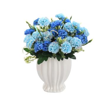 安赛瑞 仿真花，701696蓝色球菊 售卖规格：1包