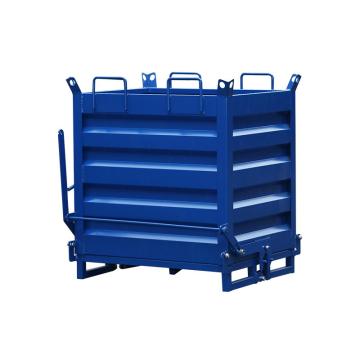 哈德威 鐵屑箱，額定載重(kg):1000，產品尺寸(mm):1000L×800W×800H，藍色