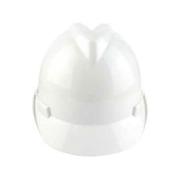 汉盾 V型ABS标准型安全帽，HD-HT03，白色 旋转式帽衬，Y型下颚带 售卖规格：1顶