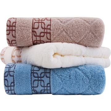 三利/SANLI 毛巾，纯棉柔软亲肤吸水 3条装（蓝+棕+米） 33×70cm 85g/条 售卖规格：3条/组