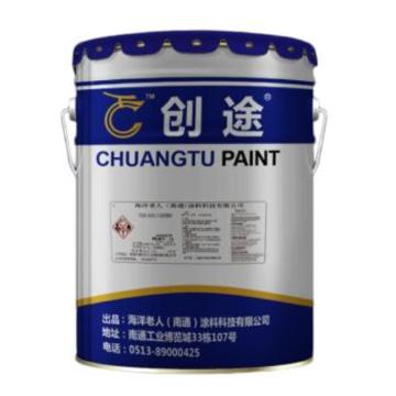 创途/CHUANGTU 水性环氧面漆，哑光，国标G04中绿，24KG/组 售卖规格：24公斤/组