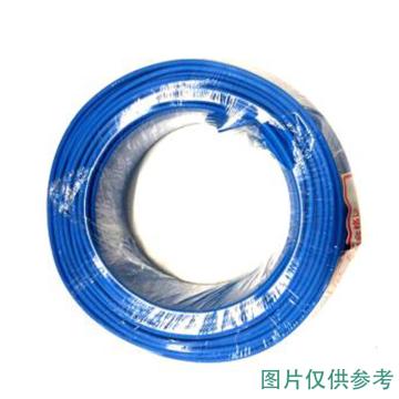 沪安 单芯软电线，BVR-1mm² 蓝 售卖规格：100米/卷