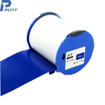 普贴/PUTY 哑面蓝色PVC标签，PT-T5LNA 50mm*15m 50mm*15m EPSON-Pro100标签打印机使用 售卖规格：1卷