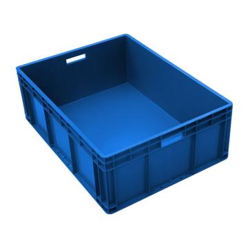 英达斯贝克 EU周转箱，EU8628，蓝色 外尺寸：800×600×280mm，无盖 售卖规格：1个