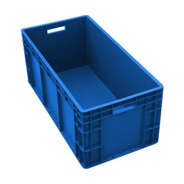 英达斯贝克 EU周转箱，EU8433，蓝色 外尺寸：800×400×330mm，无盖 售卖规格：1个