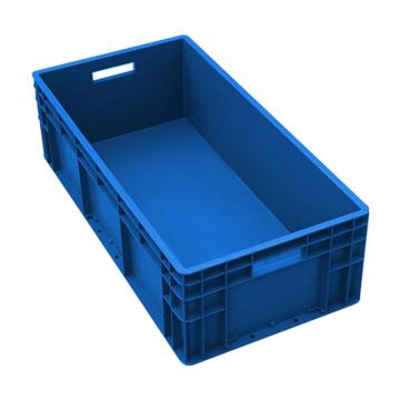 英达斯贝克 EU周转箱，EU8423，蓝色 外尺寸：800×400×230mm，无盖 售卖规格：1个