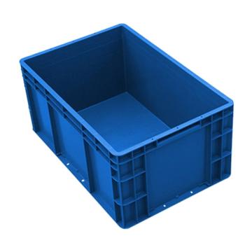 英达斯贝克 EU周转箱，EU6428，蓝色 外尺寸：600×400×280mm，无盖 售卖规格：1个