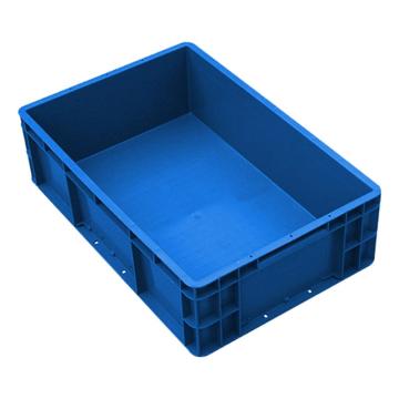 英达斯贝克 EU周转箱，EU64175，蓝色 外尺寸：600×400×175mm，无盖 售卖规格：1个