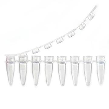 乐斐/Lavibe PCR 8联排管，0.2ml，带平盖，无色，灭菌，LVB-PCR0208N 1250条/箱（带盖） 售卖规格：1箱