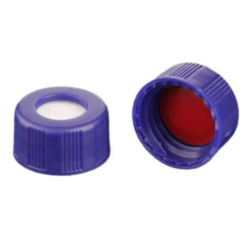 垒固 螺口进样瓶盖垫（不含瓶身），B-012407 2ml，蓝色开孔红膜白胶 售卖规格：1包