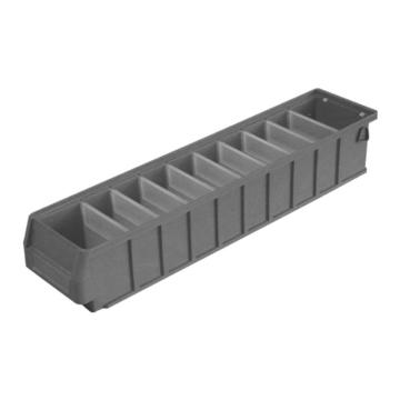 英达斯贝克 分隔式零件盒(不带隔板），5011 小3号,尺寸:500×110×90mm,灰色 售卖规格：1个