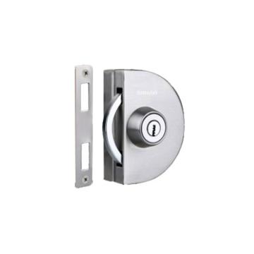 索耐尔/SONAO 玻璃门锁，801A，H-801A圆形双面单开 售卖规格：1套