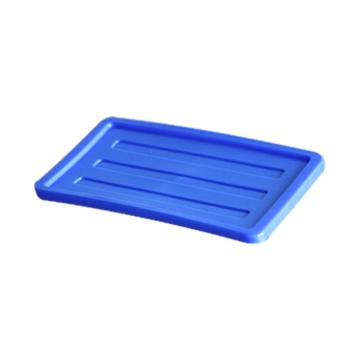 英达斯贝克 塑料固定式分格周转箱箱盖，蓝色,大号通用盖1# 尺寸:440×320×10mm 售卖规格：1个