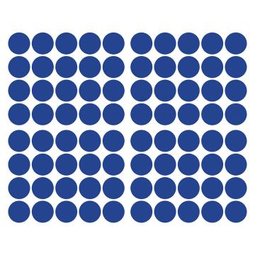 嘉辽 5S管理地贴(圆点经济型，蓝色），50mm，EBS3112 售卖规格：50个/包