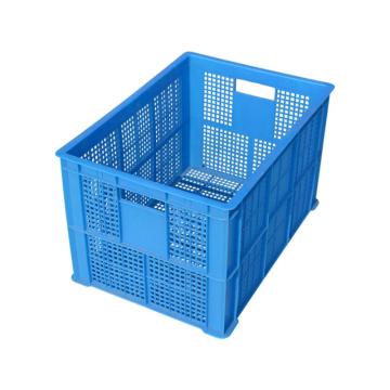 英达斯贝克 塑料周转筐,650网眼周转筐，外尺寸:690×490×415mm,蓝色 售卖规格：1个