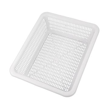 英达斯贝克 塑料周转筐,5#白色，外尺寸:470×370×140mm 售卖规格：1个