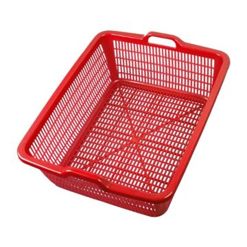 英达斯贝克 塑料周转筐,4#红色，外尺寸:555×415×185mm 售卖规格：1个